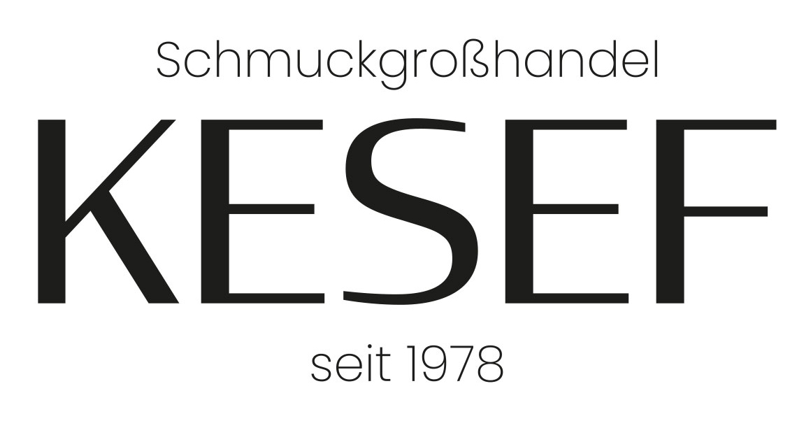 Logo Kesef Schmuckgroßhandel seit 1978 • Goldschmuck • Silberschmuck • Edelstahlschmuck Großhandel